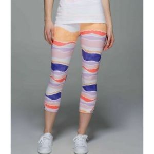 lululemon athletica Multicolor Striped Leggings